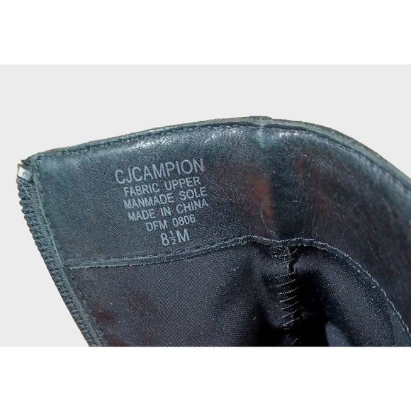 Circa Joan & David Size 8.5M Black Chunk Heel Women's Booties - Picture 8 of 9